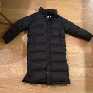 Aritzia Super Puff Long Coat Black